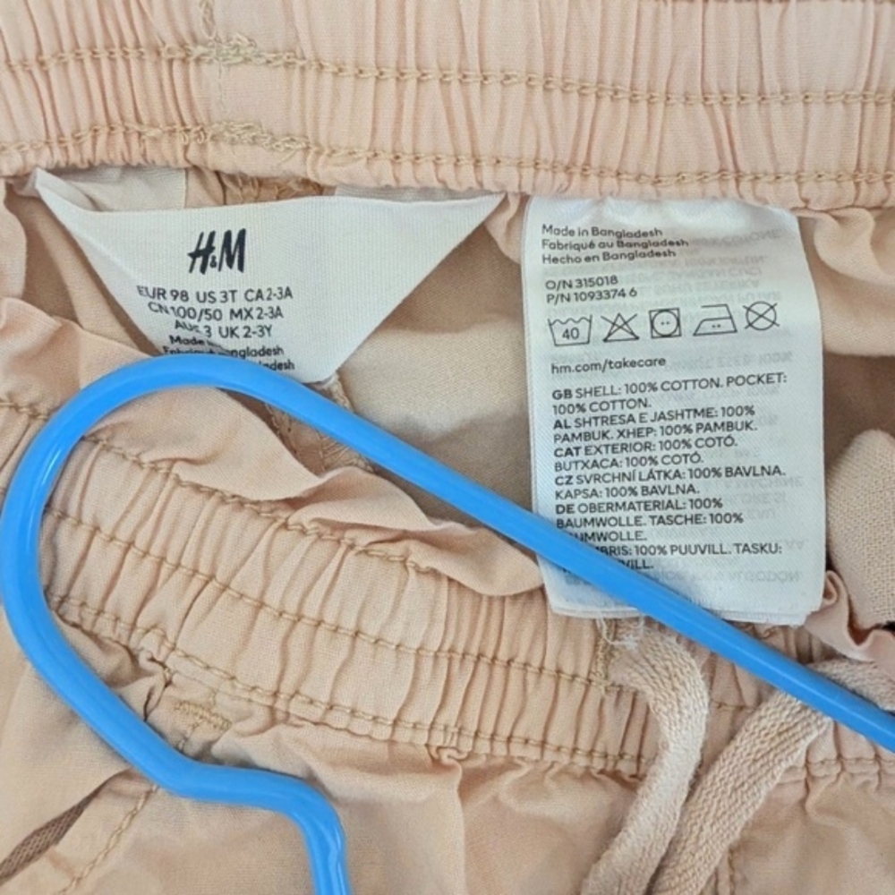 Bundle of 2 H&M Cotton Long Sleeve Girl Shirts & H&M Pants - Picture 9 of 9